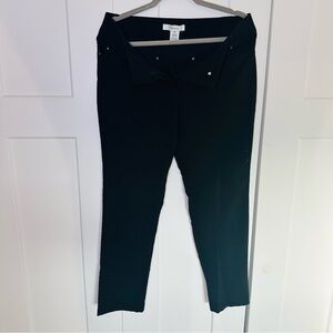 89th & Madison Elegant Black Cropped Pants